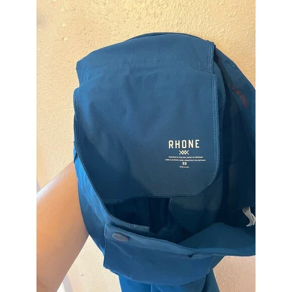 Rhone Commuter Blue Slim fit Pants Size 33